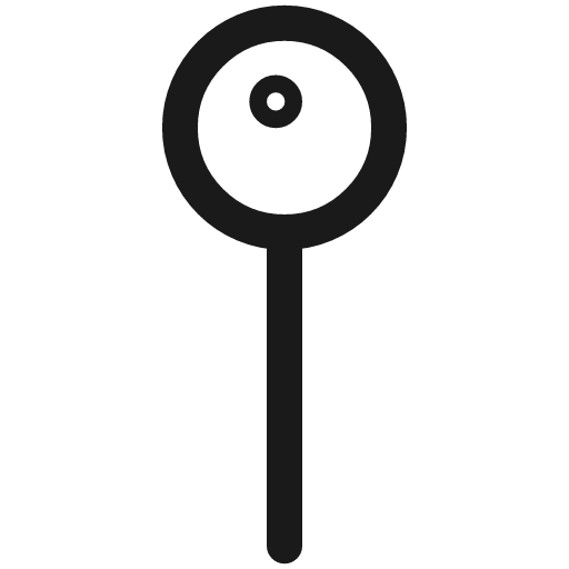 Pin 2 alt icon, line style, from Ultimate free icons