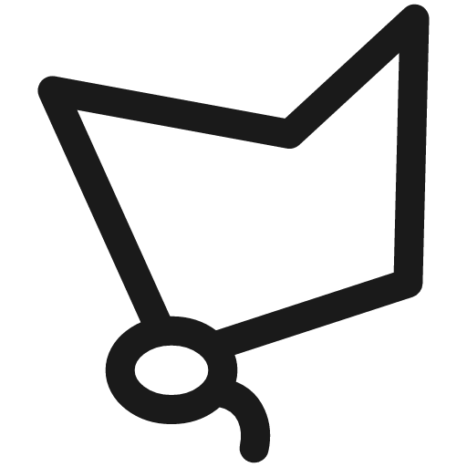 Polygon lasso icon, line style, from Ultimate free icons