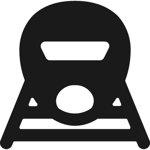Railroad metro bold icon, bold style, from Ultimate free icons