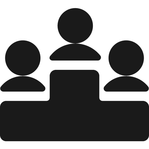 Ranking people first bold icon, bold style, from Ultimate free icons