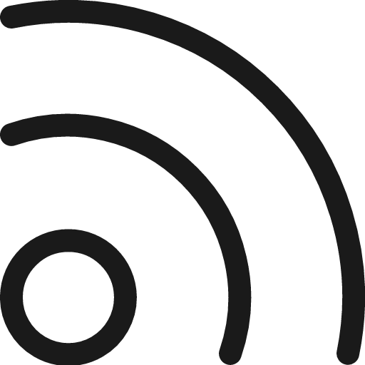 Rss feed icon, line style, from Ultimate free icons