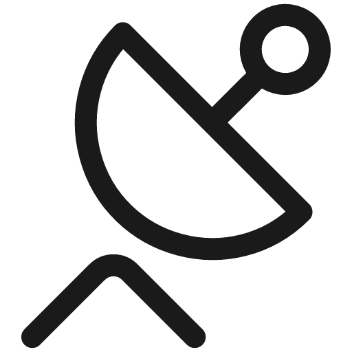 Satellite icon, line style, from Ultimate free icons