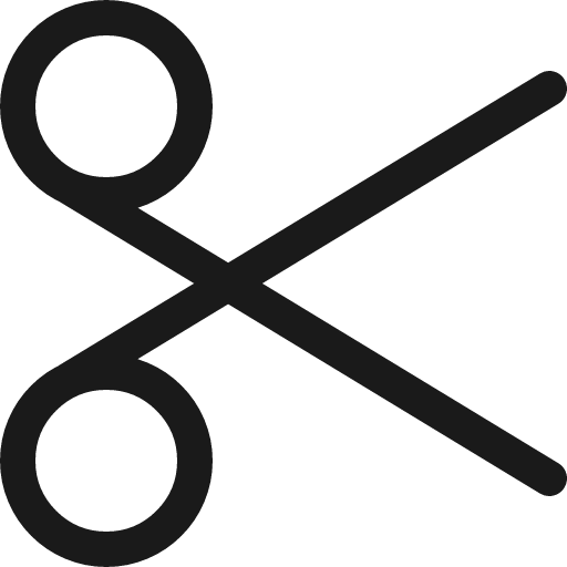 Scissors 2 icon, line style, from Ultimate free icons