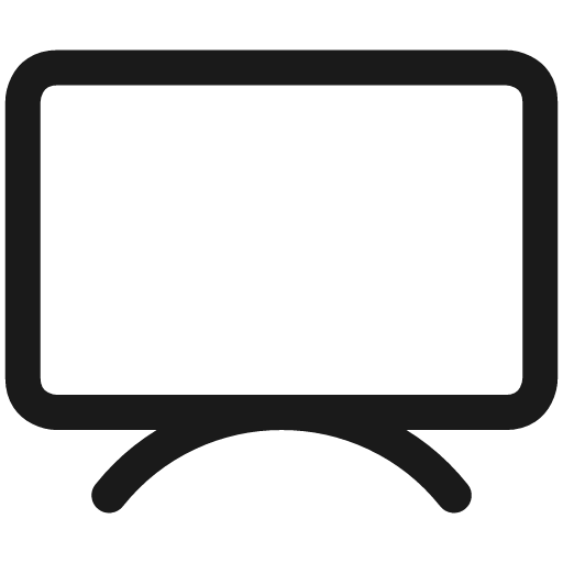 Screen icon, line style, from Ultimate free icons