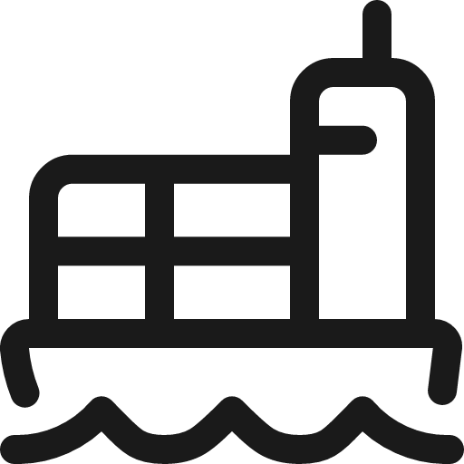 Shipment cargo boat icon, line style, from Ultimate free icons