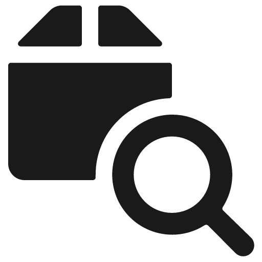 Shipment search bold icon, bold style, from Ultimate free icons