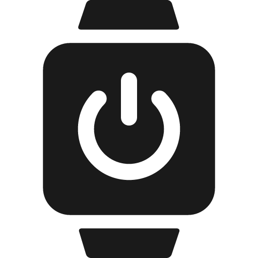 Smart watch square power bold icon, bold style, from Ultimate free icons