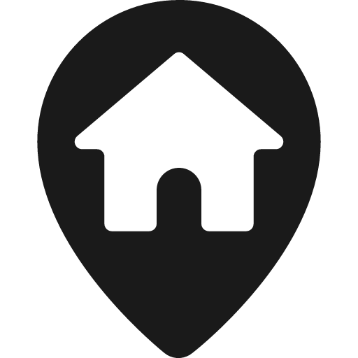 Style two pin home bold icon, bold style, from Ultimate free icons