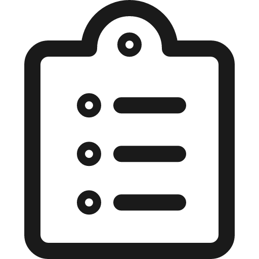 Task list approve icon, line style, from Ultimate free icons