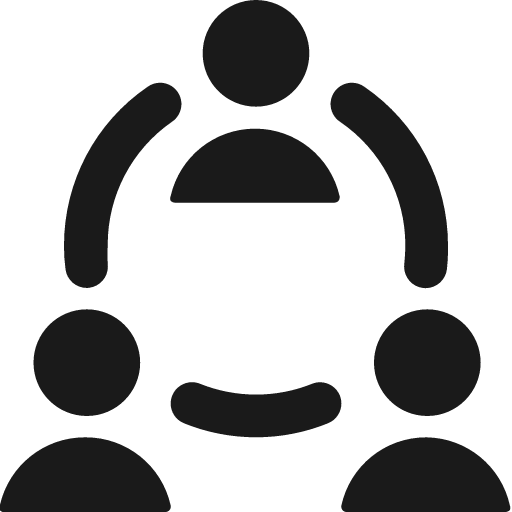 Team meeting bold icon, bold style, from Ultimate free icons