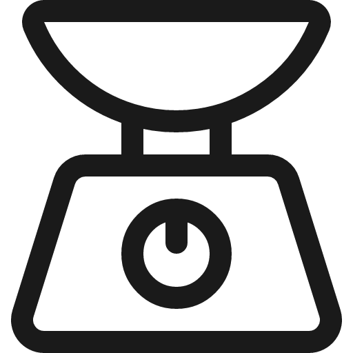 Tools kitchen scale icon, line style, from Ultimate free icons