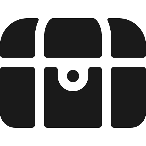 Treasure chest bold icon, bold style, from Ultimate free icons