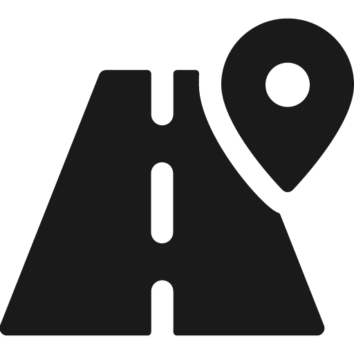 Trip road bold icon, bold style, from Ultimate free icons