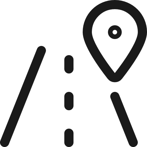 Trip road icon, line style, from Ultimate free icons