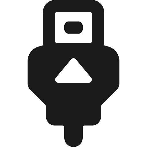 Usb cable bold icon, bold style, from Ultimate free icons