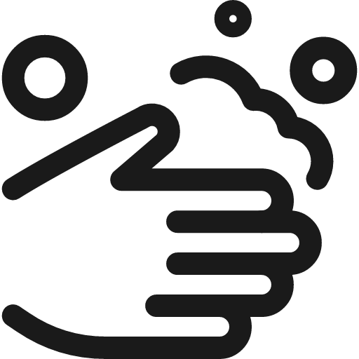 Washing hand icon, line style, from Ultimate free icons
