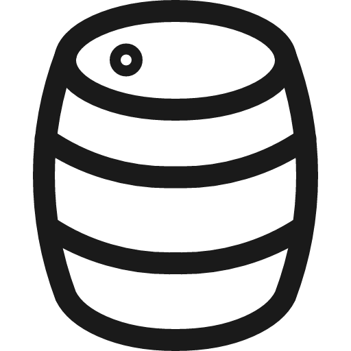 Wine barrel 1 icon, line style, from Ultimate free icons
