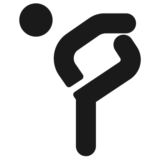 Yoga back stretch 1 bold icon, bold style, from Ultimate free icons