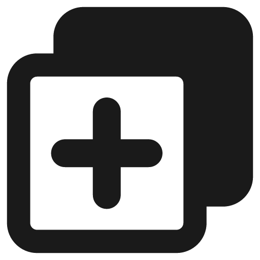 Add layer 2 remix icon, solid style, from Streamline
