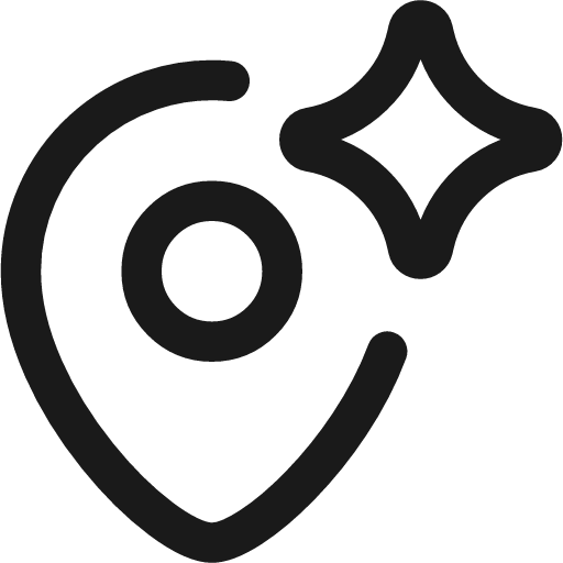 Ai navigation spark icon, line style, from Streamline