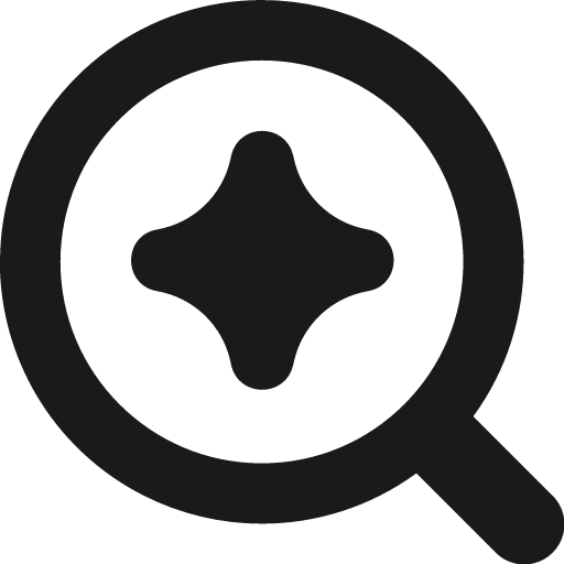 Ai upscale spark solid icon, filled style, from Streamline