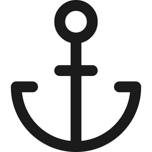Anchor icon, line style, from Streamline