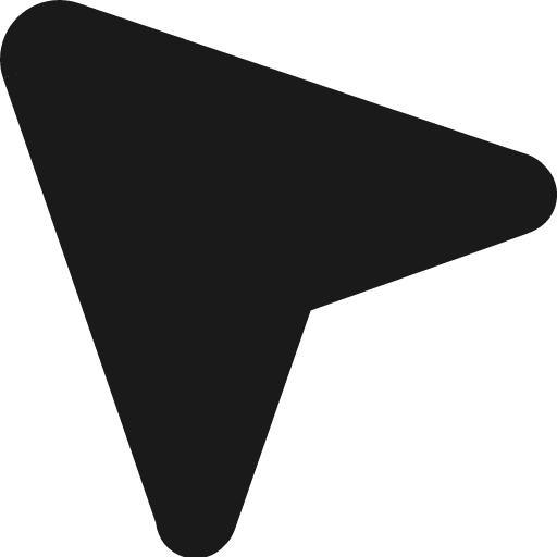 Arrow cursor 2 solid icon, filled style, from Streamline