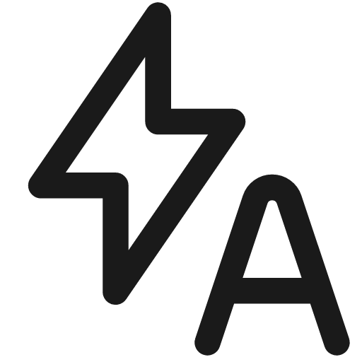 Auto flash icon, line style, from Streamline