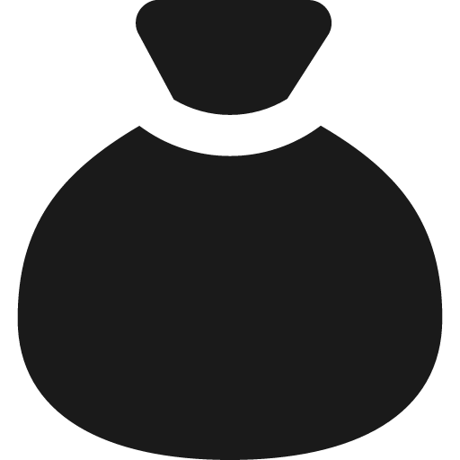 Bag solid icon, filled style, from Streamline