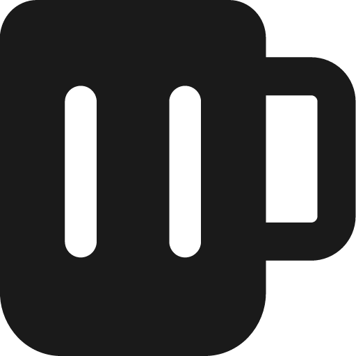 Beer mug solid icon, filled style, from Streamline