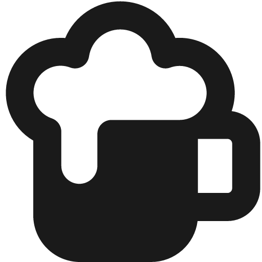 Beer pitch solid icon, filled style, from Streamline