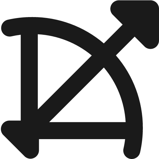 Bow solid icon, filled style, from Streamline
