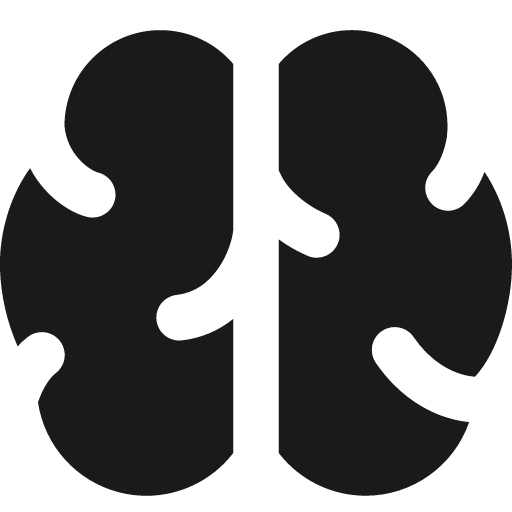 Brain solid icon, filled style, from Streamline