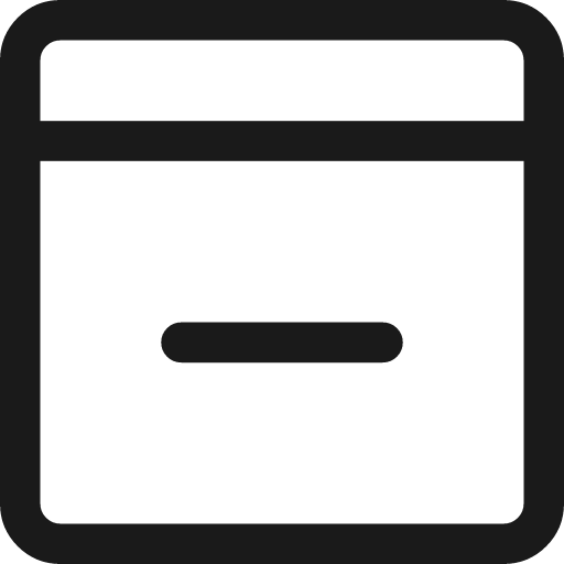 Browser remove icon, line style, from Streamline