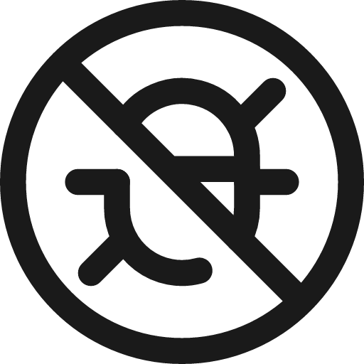 Bug antivirus debugging icon, line style, from Streamline