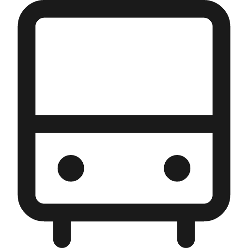 Bus icon, line style, from Streamline