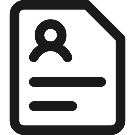 Business user curriculum icon, line style, from Streamline