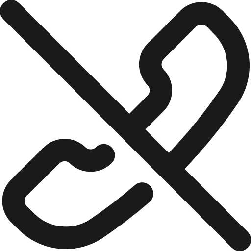 Call hang up remix icon, solid style, from Streamline
