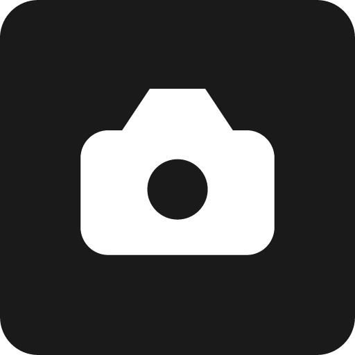 Camera square solid icon, filled style, from Streamline
