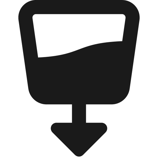 Clean water and sanitation remix icon, solid style, from Streamline