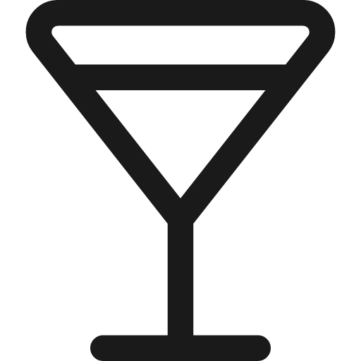 Cocktail icon, line style, from Streamline