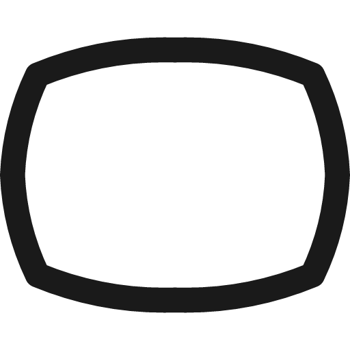 Composition oval icon, line style, from Streamline