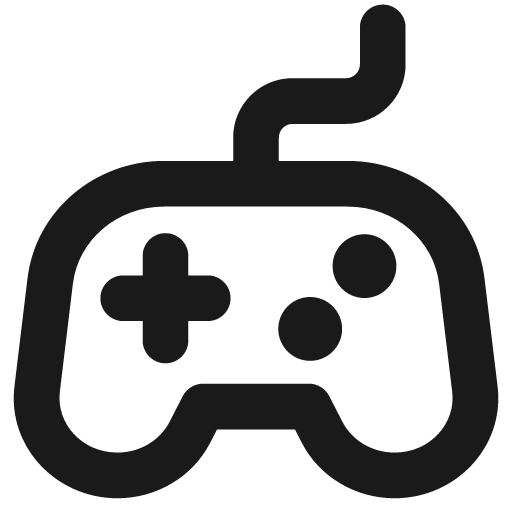 Controller remix icon, solid style, from Streamline