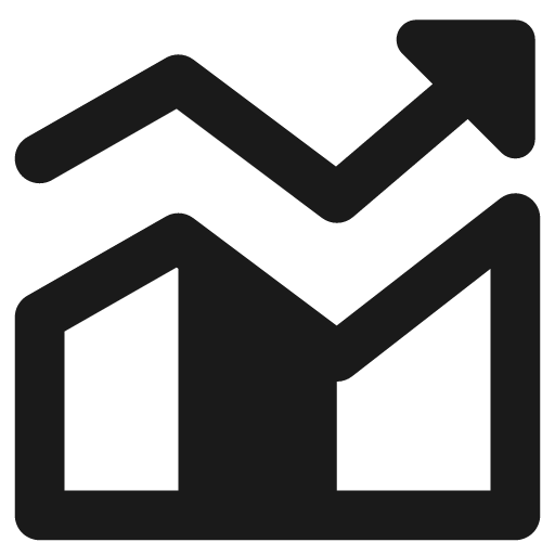 Decent work and economic growth remix icon, solid style, from Streamline