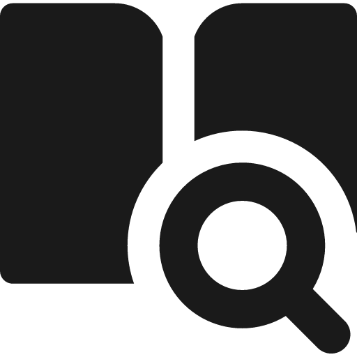 Definition search book solid icon, filled style, from Streamline