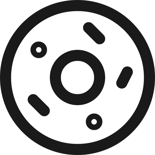 Donut icon, line style, from Streamline