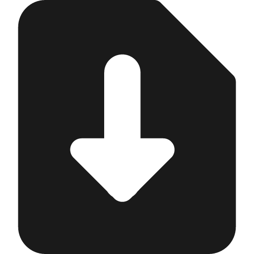 Download file solid icon, filled style, from Streamline