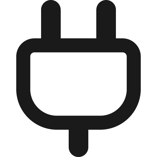 Electric cord 1 remix icon, solid style, from Streamline