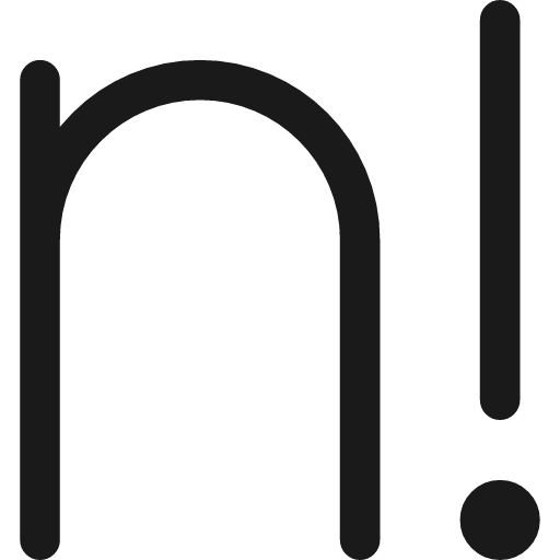 Factorial icon, line style, from Streamline