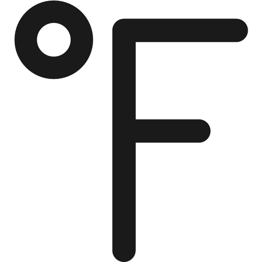 Fahrenheit remix icon, solid style, from Streamline